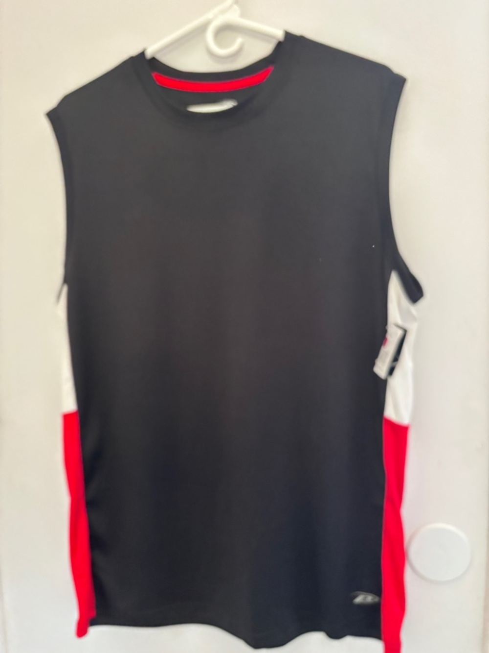 NWT Pro Player Black Tank with White and Red Accents Size Large